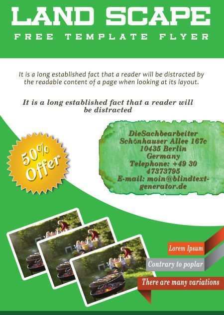 22 Create Landscaping Flyer Templates for Ms Word with Landscaping Flyer Templates