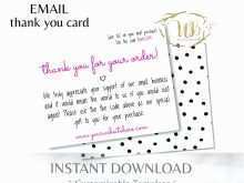 22 Create Thank You For Your Purchase Card Template With Stunning Design with Thank You For Your Purchase Card Template