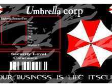 22 Create Umbrella Corporation Id Card Template Templates with Umbrella Corporation Id Card Template