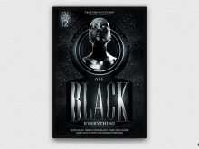 22 Creating All Black Everything Party Flyer Template Formating with All Black Everything Party Flyer Template
