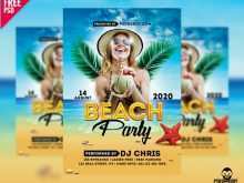 22 Creating Beach Party Flyer Template Free Psd for Ms Word with Beach Party Flyer Template Free Psd
