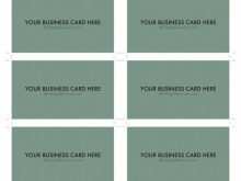 22 Creating Free Business Card Template 10 Per Sheet Photo with Free Business Card Template 10 Per Sheet