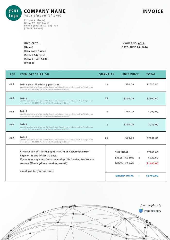 22 Creating Invoice Template Pdf Photo by Invoice Template Pdf