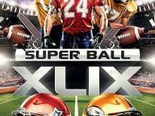 22 Creating Super Bowl Party Flyer Template For Free by Super Bowl Party Flyer Template