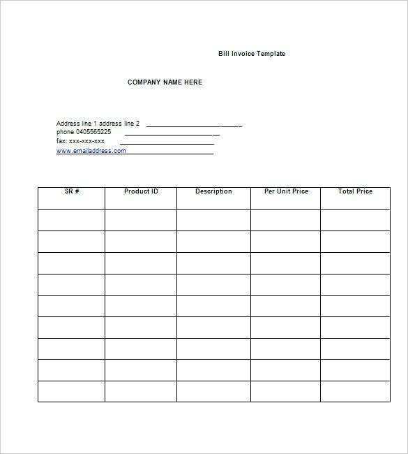 22 Creative Blank Invoice Format With Gst Maker for Blank Invoice Format With Gst