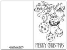 22 Creative Christmas Card Templates Coloring Now for Christmas Card Templates Coloring
