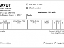 Qsl Card Template Photoshop