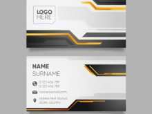 22 Creative Yellow Name Card Template With Stunning Design for Yellow Name Card Template