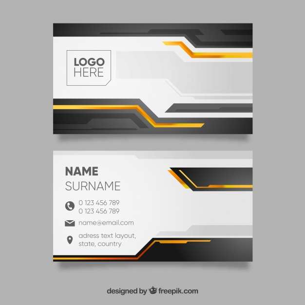 22 Creative Yellow Name Card Template With Stunning Design for Yellow Name Card Template