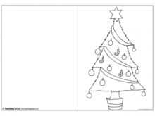22 Customize Christmas Card Outline Template Maker with Christmas Card Outline Template