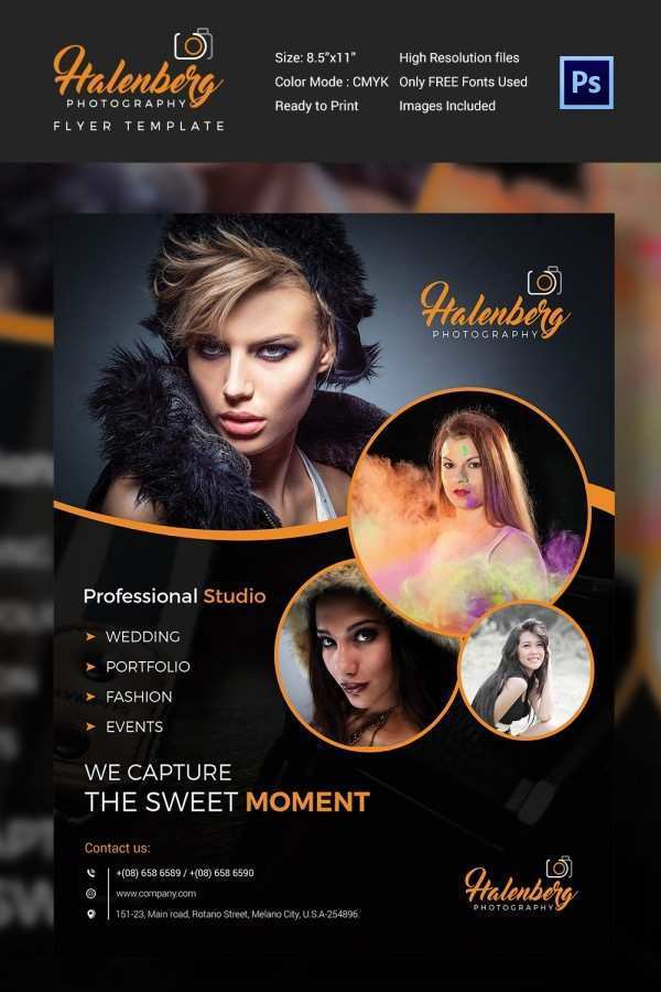 22 Customize Free Photoshop Flyer Templates For Photographers Templates with Free Photoshop Flyer Templates For Photographers