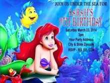 22 Customize Mermaid Birthday Card Template PSD File by Mermaid Birthday Card Template