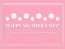 22 Customize Mother S Day Greeting Card Template for Ms Word with Mother S Day Greeting Card Template