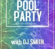 22 Customize Pool Party Flyer Template Photo for Pool Party Flyer Template