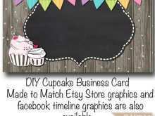 22 Format Cupcake Business Card Template Design Layouts with Cupcake Business Card Template Design