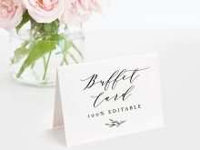 22 Free Buffet Tent Card Template PSD File for Buffet Tent Card Template