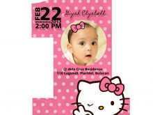 22 Free Invitation Card Template For 1St Birthday With Stunning Design with Invitation Card Template For 1St Birthday