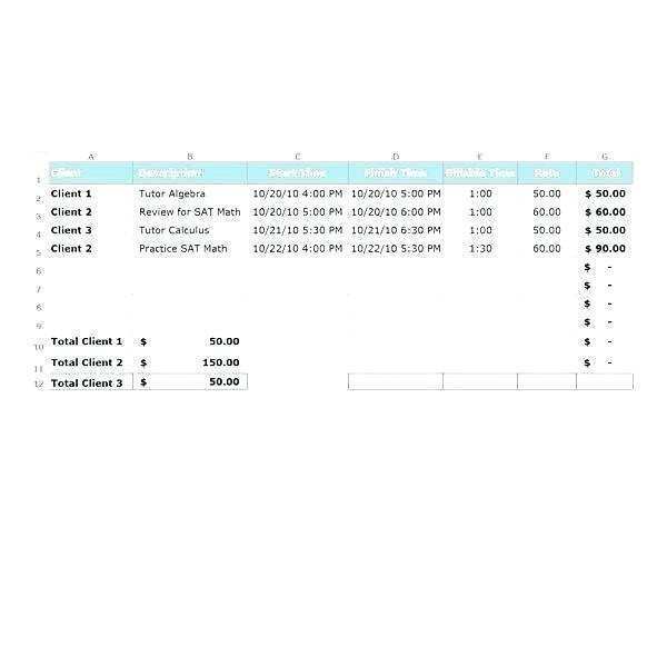 private tutoring invoice template cards design templates