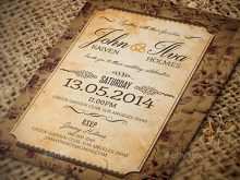 22 How To Create Wedding Card Template Vintage With Stunning Design with Wedding Card Template Vintage