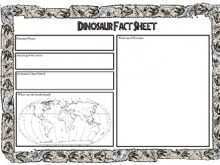 Fact Card Template Ks1