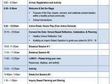 22 Online School Agenda Example Formating for School Agenda Example