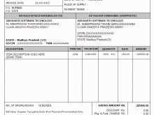 22 Printable Job Invoice Format In Gst Templates with Job Invoice Format In Gst