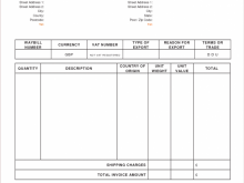 Contractor Invoice Template Uk Excel