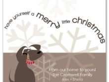 22 Standard Christmas Card Template Dog in Photoshop by Christmas Card Template Dog