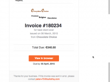 22 Standard Email Invoice To Client Template in Word for Email Invoice To Client Template