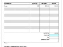 22 Standard Invoice Template Doc Layouts by Invoice Template Doc