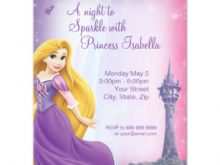 22 Standard Rapunzel Birthday Card Template for Ms Word by Rapunzel Birthday Card Template