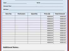 Blank Receipt Template Excel