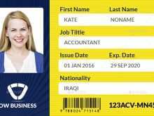 Id Card Template Jpg