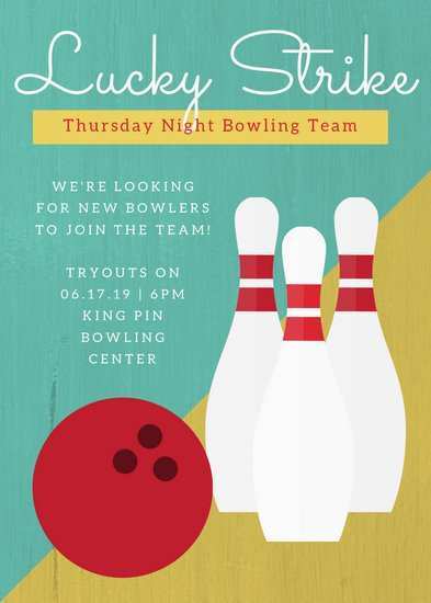 23 Adding Bowling Night Flyer Template in Word with Bowling Night Flyer Template