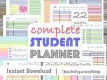 23 Adding High School Student Planner Template for Ms Word with High School Student Planner Template