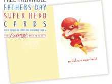 23 Adding Superhero Father S Day Card Template for Ms Word with Superhero Father S Day Card Template