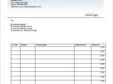 23 Best Invoice Hotel Form Excel in Photoshop for Invoice Hotel Form Excel