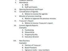 23 Blank Church Business Meeting Agenda Template PSD File with Church Business Meeting Agenda Template