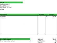 23 Blank Vat Invoice Template Xls in Word by Vat Invoice Template Xls