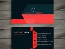 23 Create Business Card Template Red Maker with Business Card Template Red