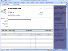 23 Create Job Invoice Template Excel Photo for Job Invoice Template Excel