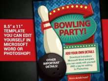 23 Creating Bowling Fundraiser Flyer Template Photo with Bowling Fundraiser Flyer Template