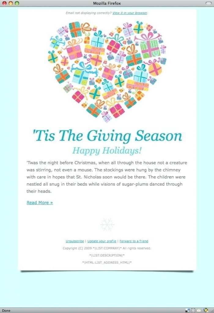 23 Creating Free Christmas Card Template For Email for Ms Word with Free Christmas Card Template For Email