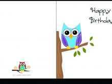 23 Creating Printable Owl Card Template Now for Printable Owl Card Template