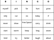 23 Creating Sight Word Card Templates Photo with Sight Word Card Templates