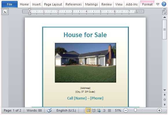 23 Creative Free House For Sale Flyer Templates For Free for Free House For Sale Flyer Templates