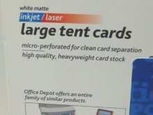 23 Creative Office Depot Tent Card Template With Stunning Design for Office Depot Tent Card Template