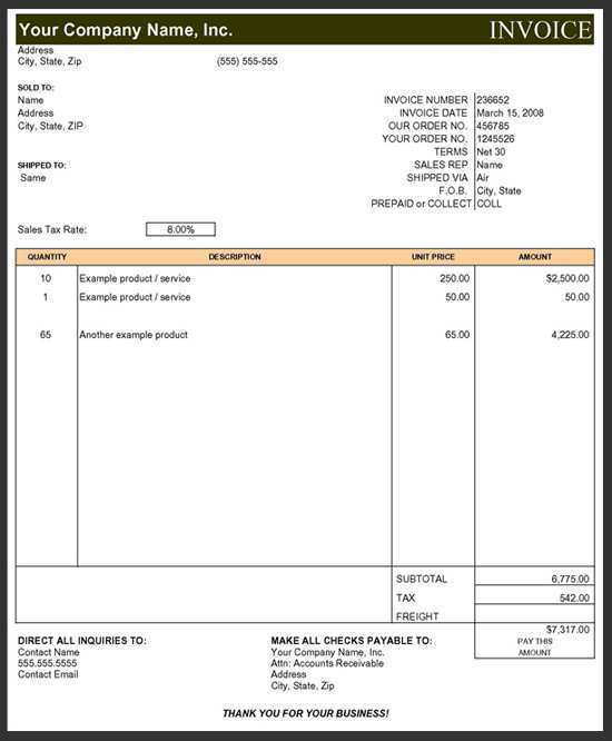 Subcontractor Invoice Template Uk Cards Design Templates