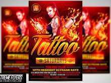 23 Creative Tattoo Party Flyer Template Free With Stunning Design with Tattoo Party Flyer Template Free