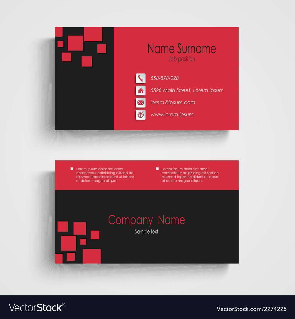 adobe illustrator name card template download